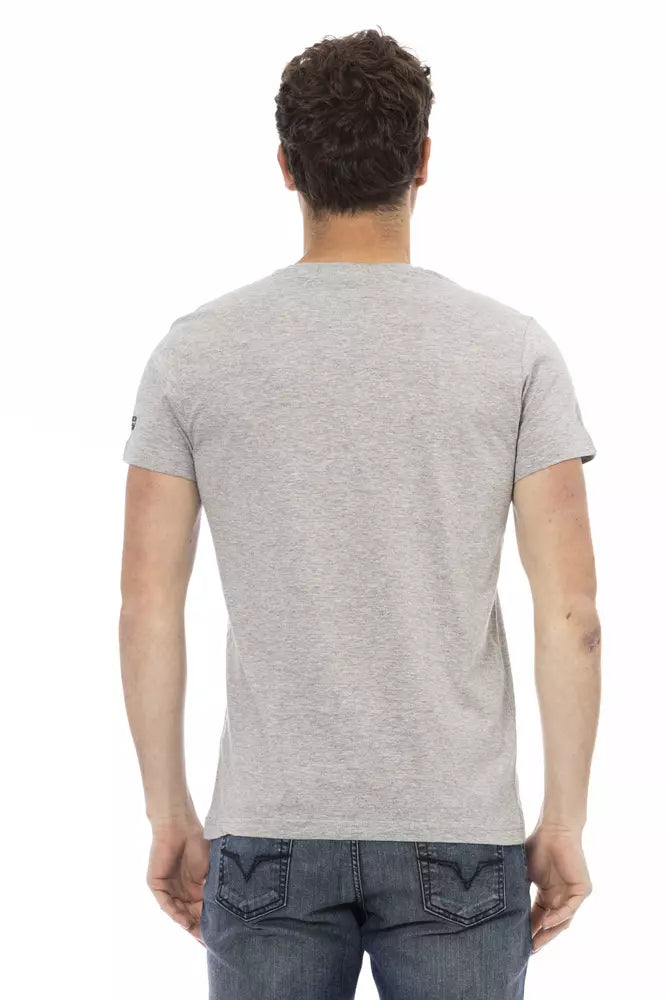 Gray Cotton T-Shirt