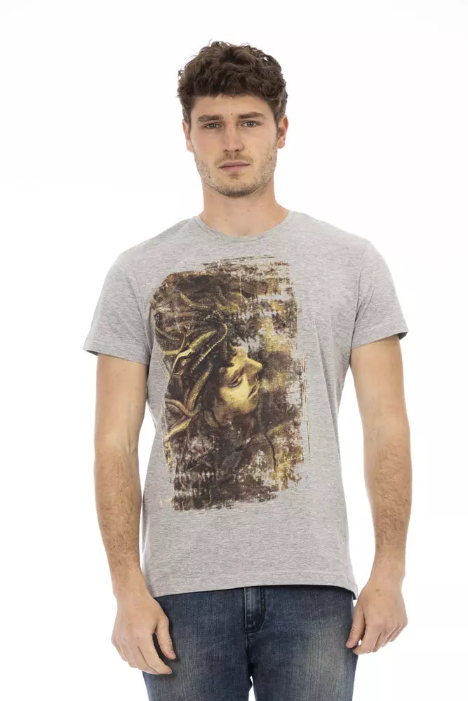 Gray Cotton T-Shirt