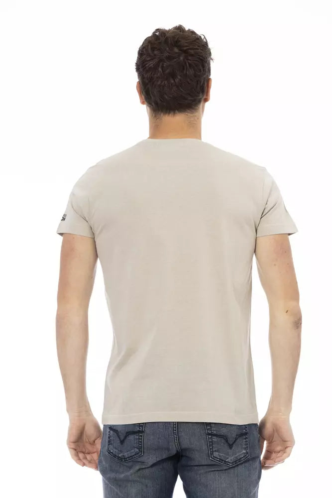 Beige Cotton T-Shirt