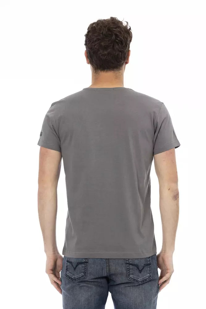 Gray Cotton T-Shirt