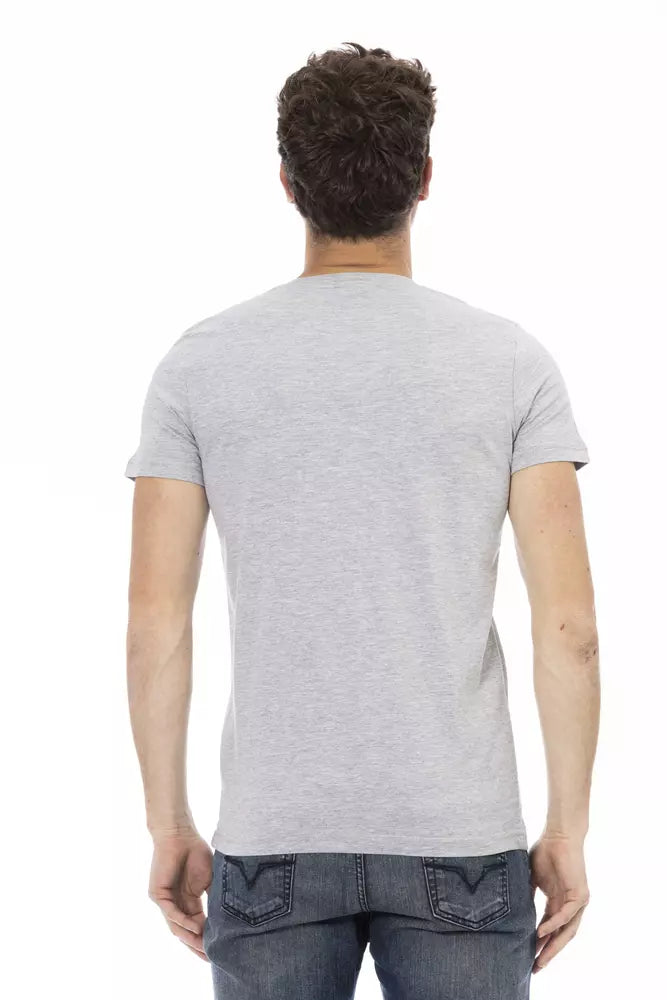 Gray Cotton T-Shirt