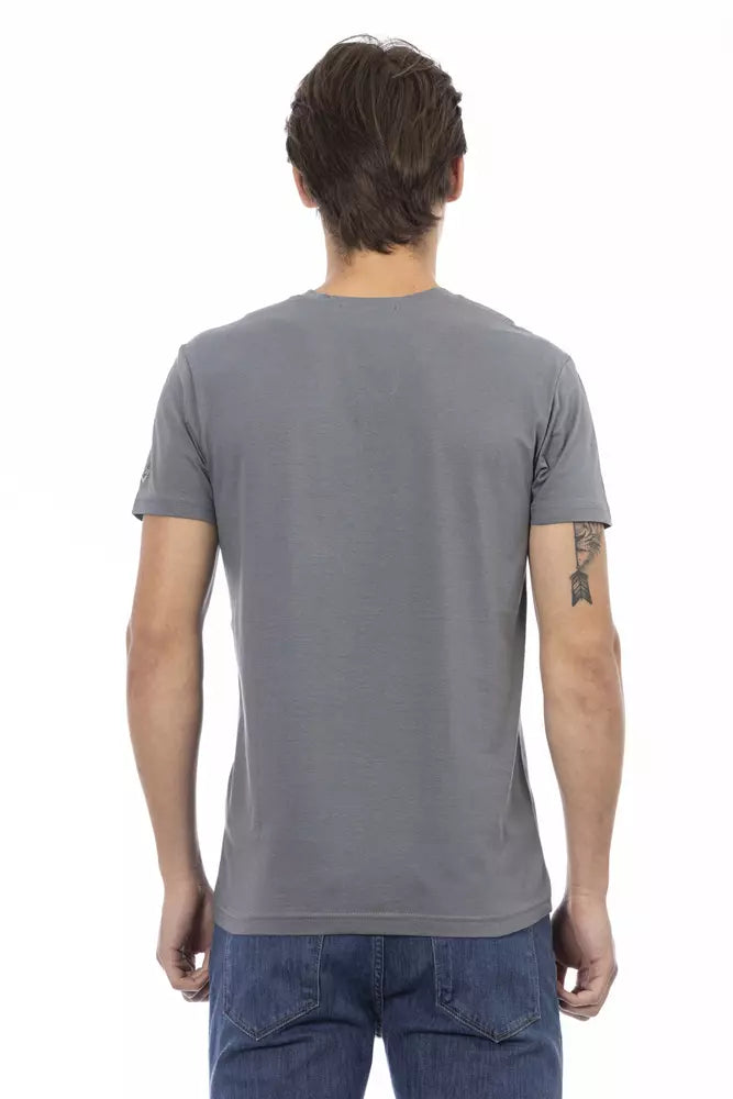 Gray Cotton T-Shirt