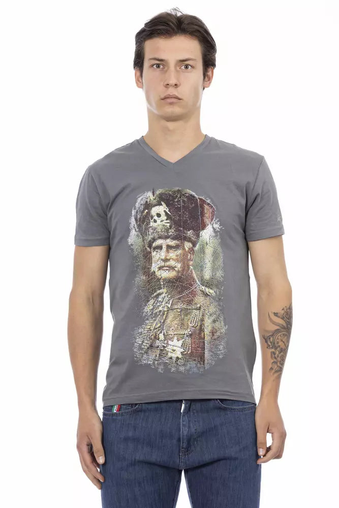Gray Cotton T-Shirt