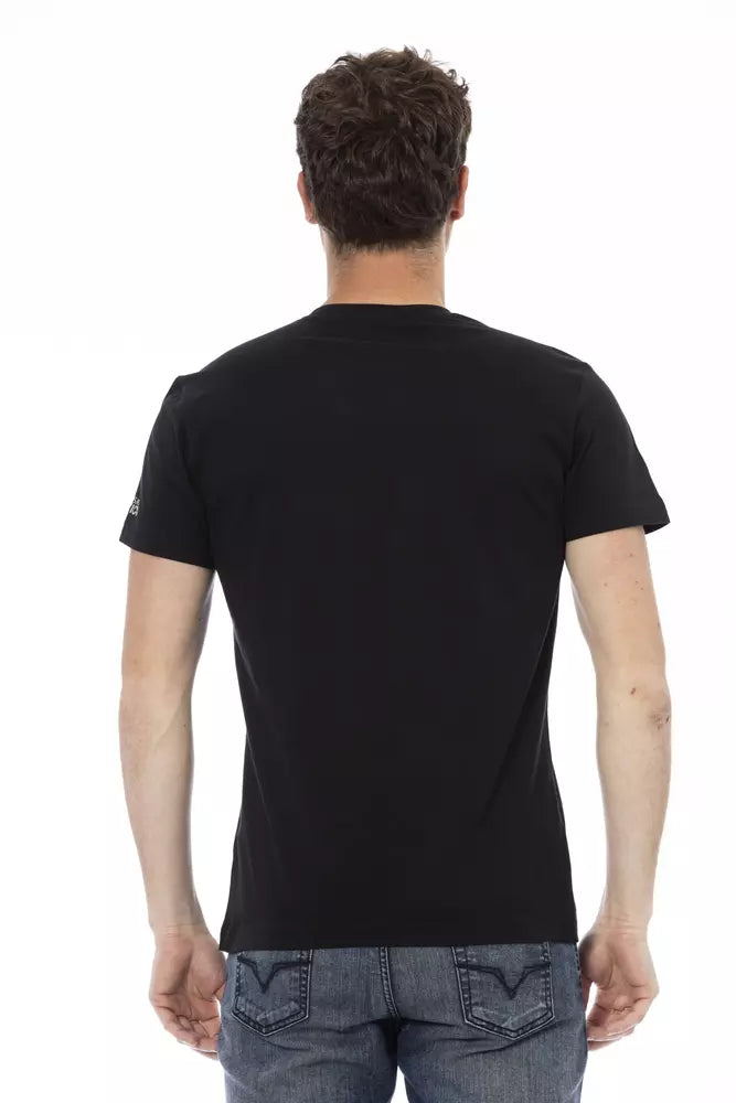 Black Cotton T-Shirt