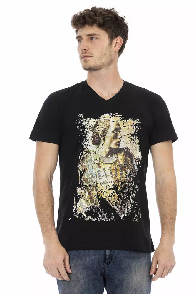 Black Cotton T-Shirt
