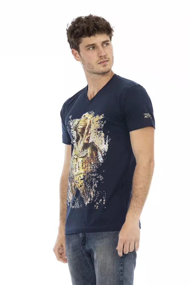 Blue Cotton T-Shirt