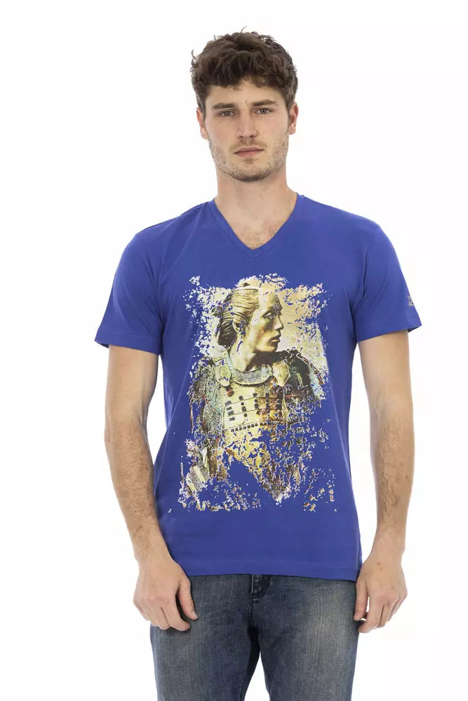 Blue Cotton T-Shirt