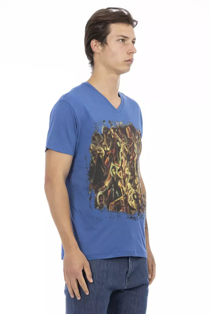 Blue Cotton T-Shirt