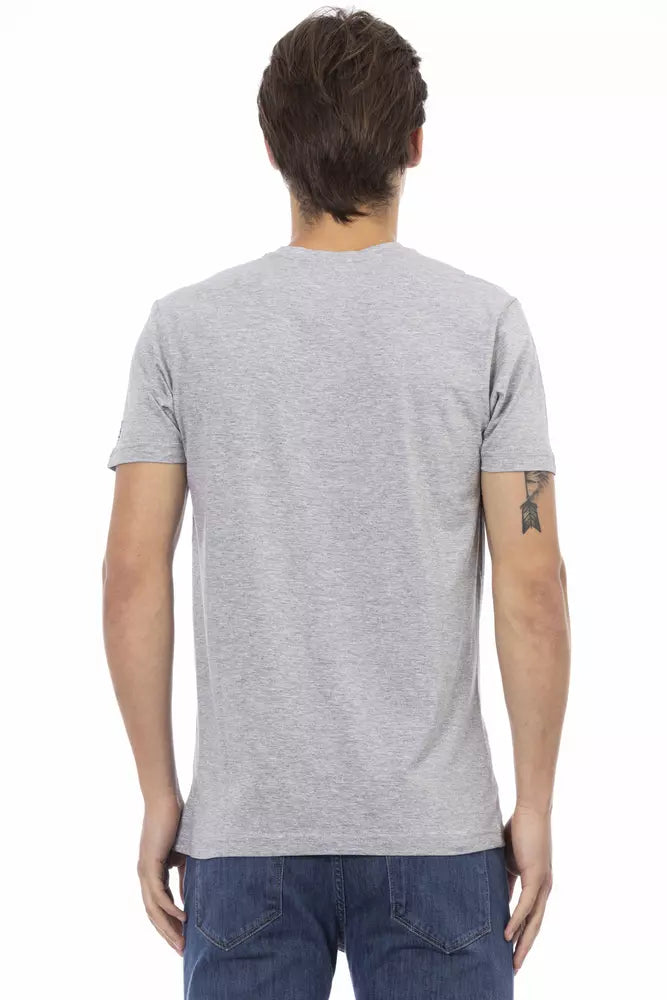 Gray Cotton T-Shirt