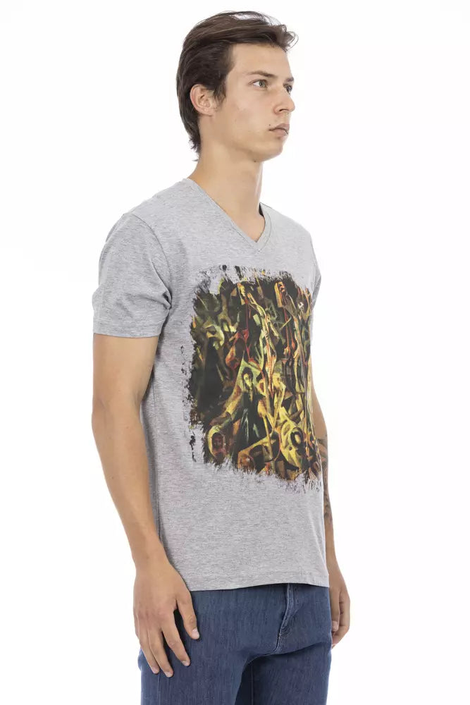 Gray Cotton T-Shirt