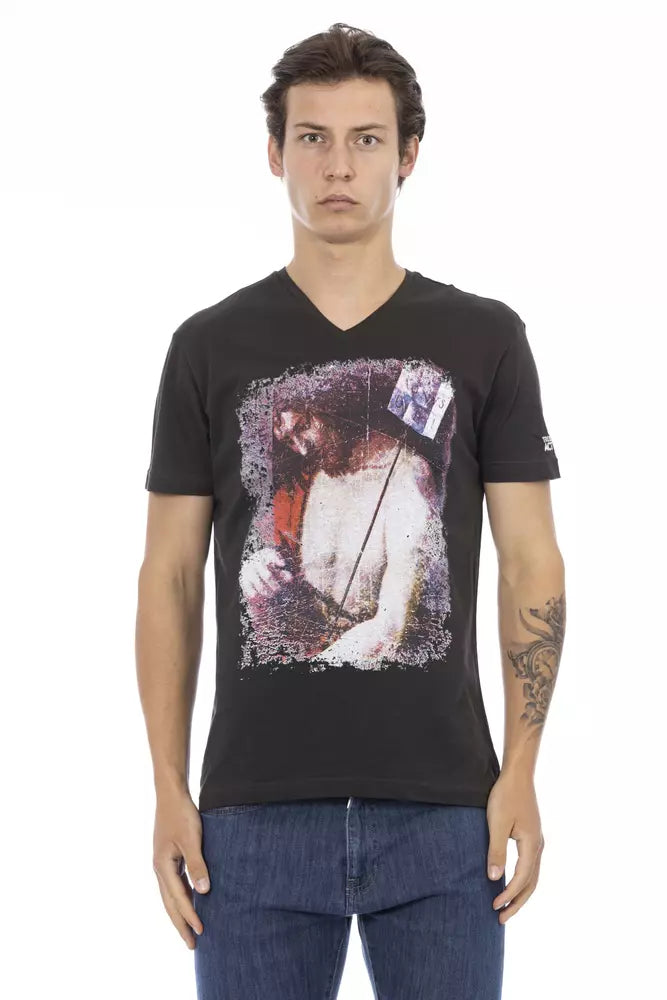Black Cotton T-Shirt