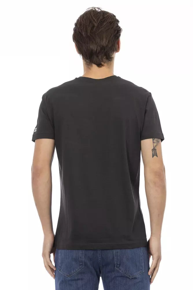 Black Cotton T-Shirt