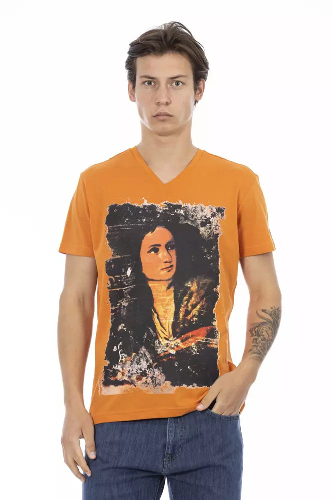 Orange Cotton T-Shirt