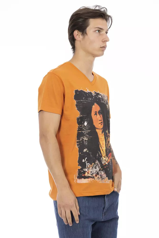 Orange Cotton T-Shirt