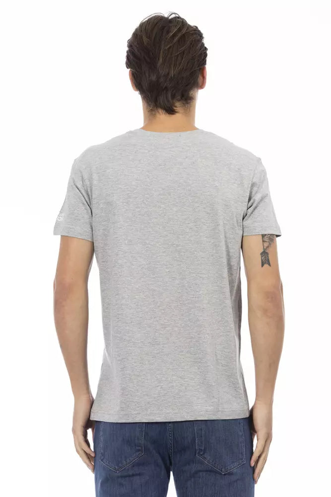 Gray Cotton T-Shirt