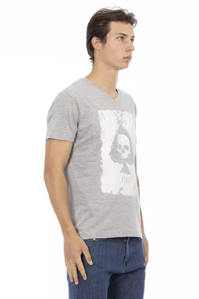 Gray Cotton T-Shirt