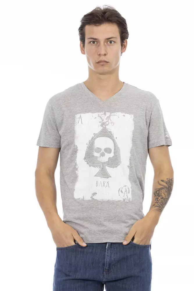 Gray Cotton T-Shirt