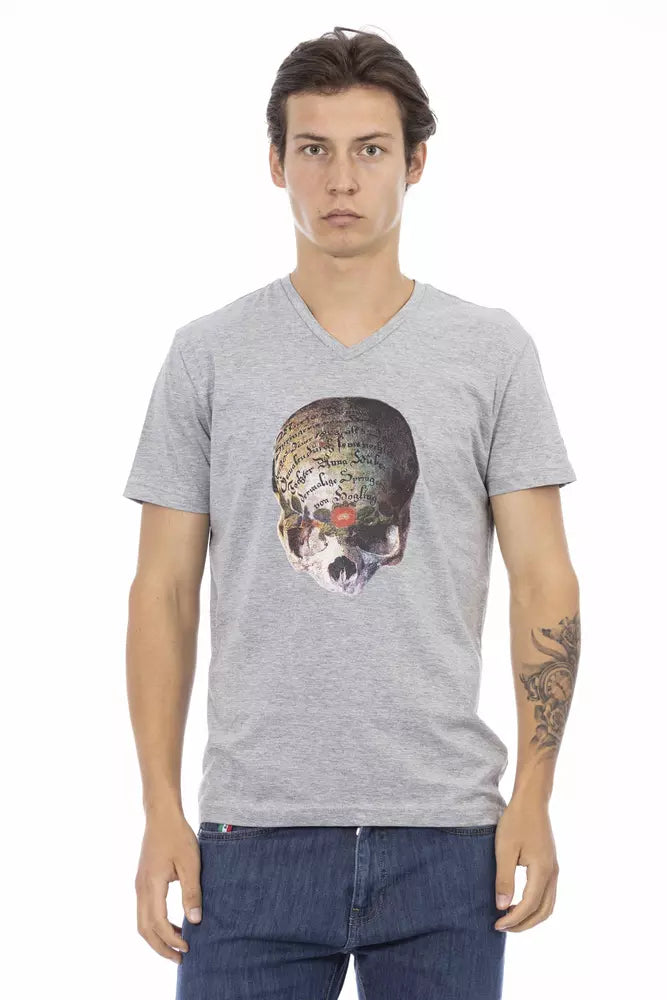 Gray Cotton T-Shirt