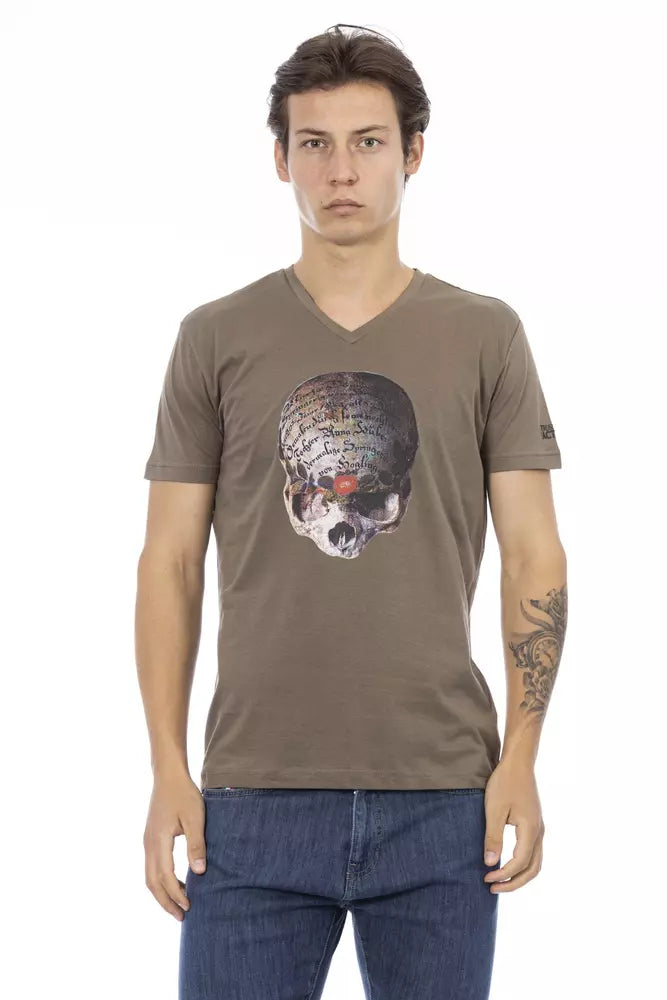 Brown Cotton T-Shirt