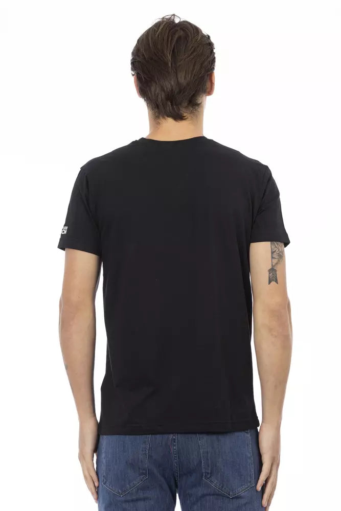 Black Cotton T-Shirt
