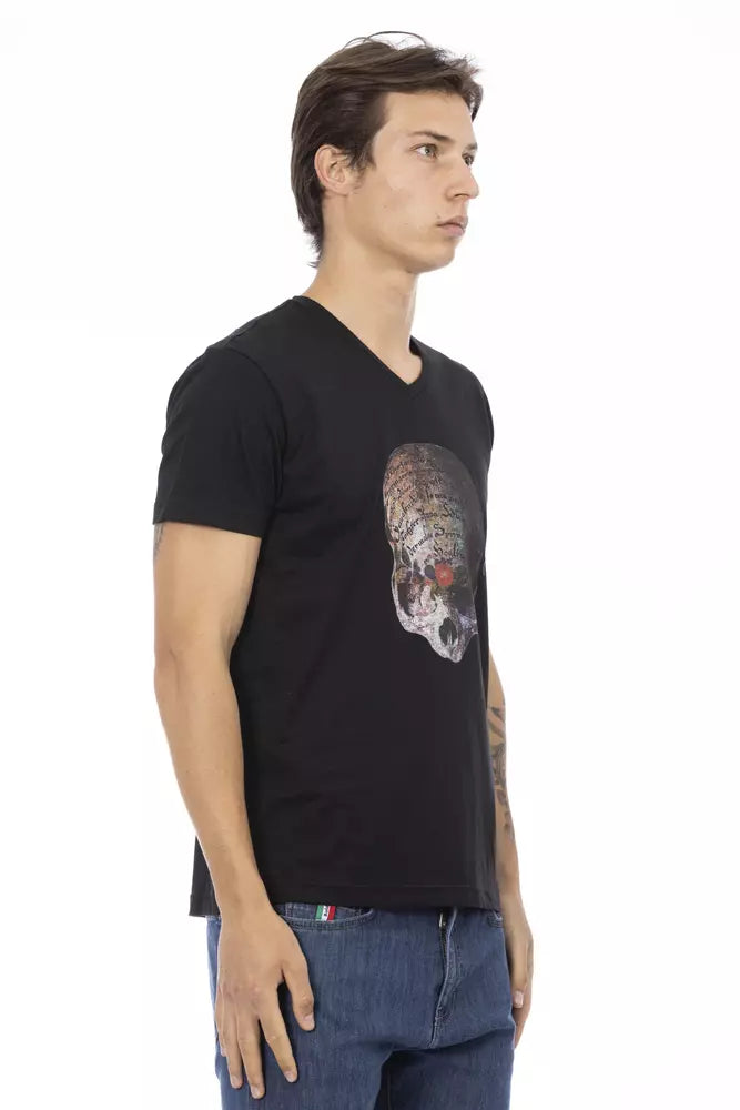 Black Cotton T-Shirt