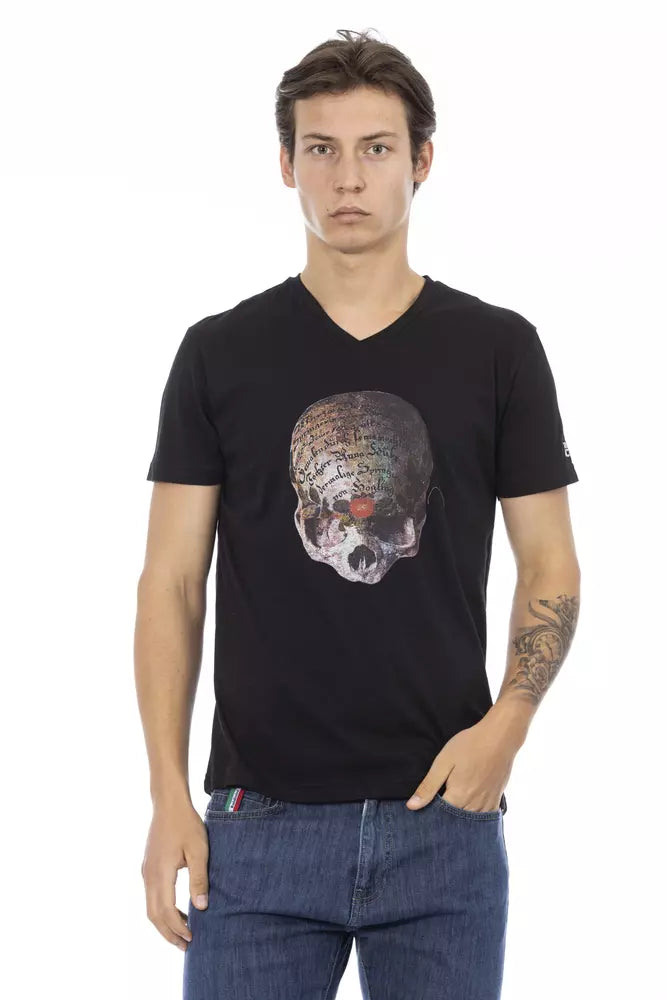 Black Cotton T-Shirt
