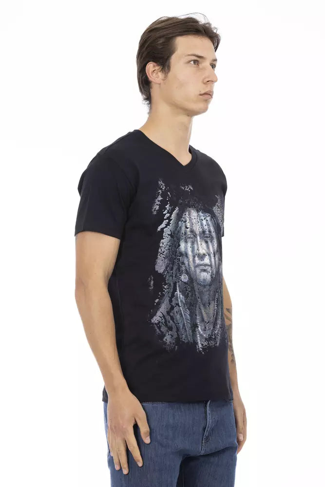 Black Cotton T-Shirt