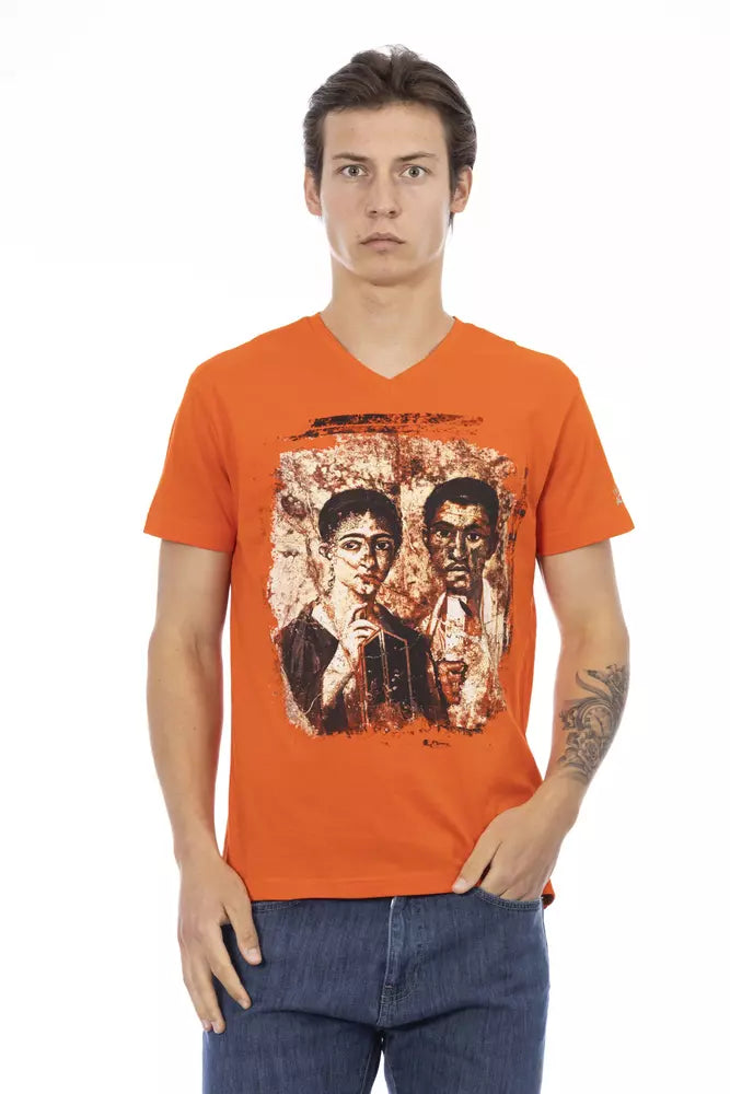 Orange Cotton T-Shirt