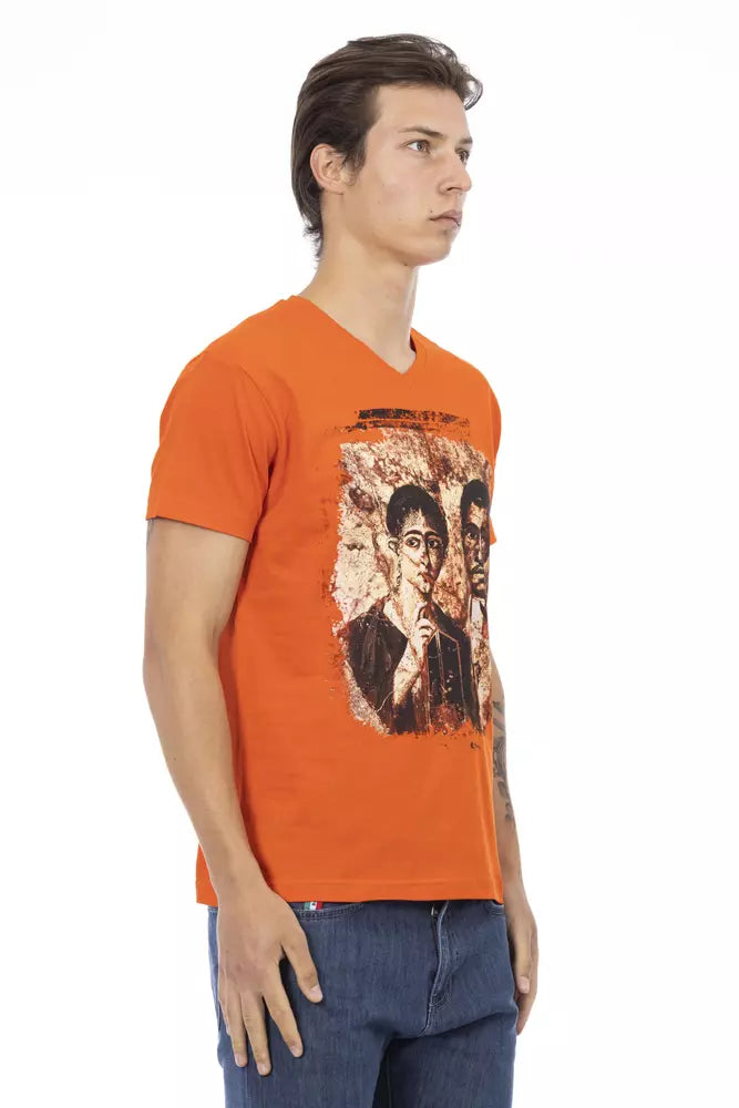 Orange Cotton T-Shirt