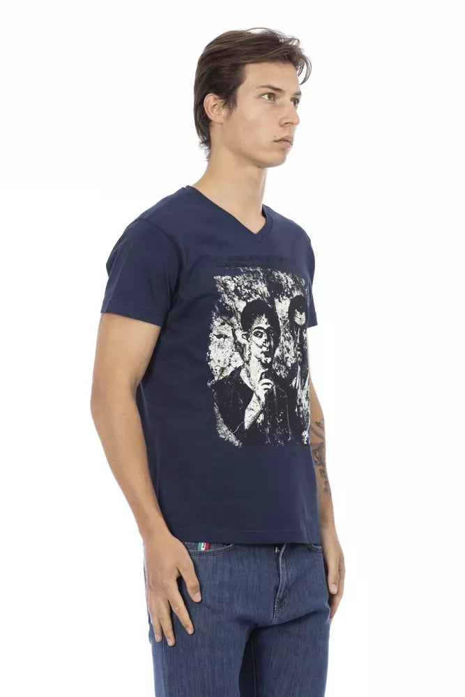 Blue Cotton T-Shirt