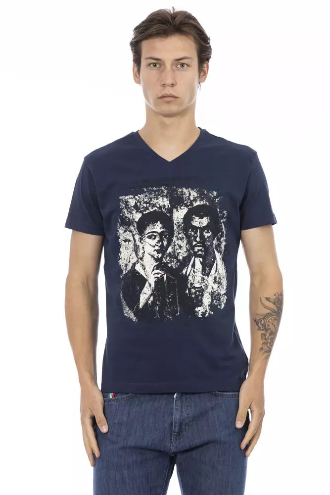 Blue Cotton T-Shirt