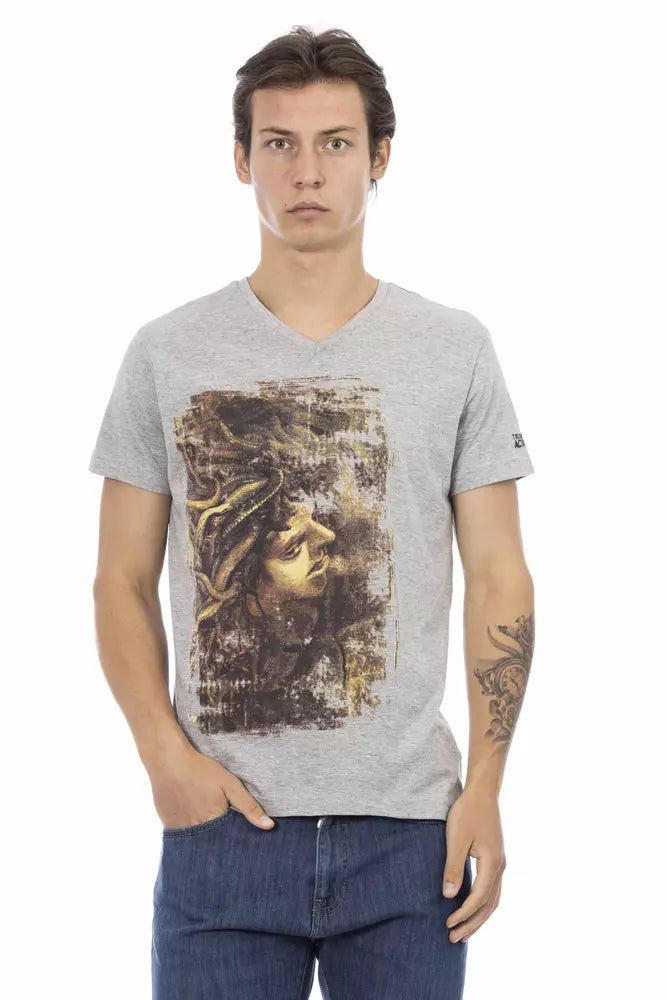 Gray Cotton T-Shirt