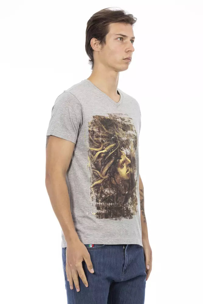 Gray Cotton T-Shirt