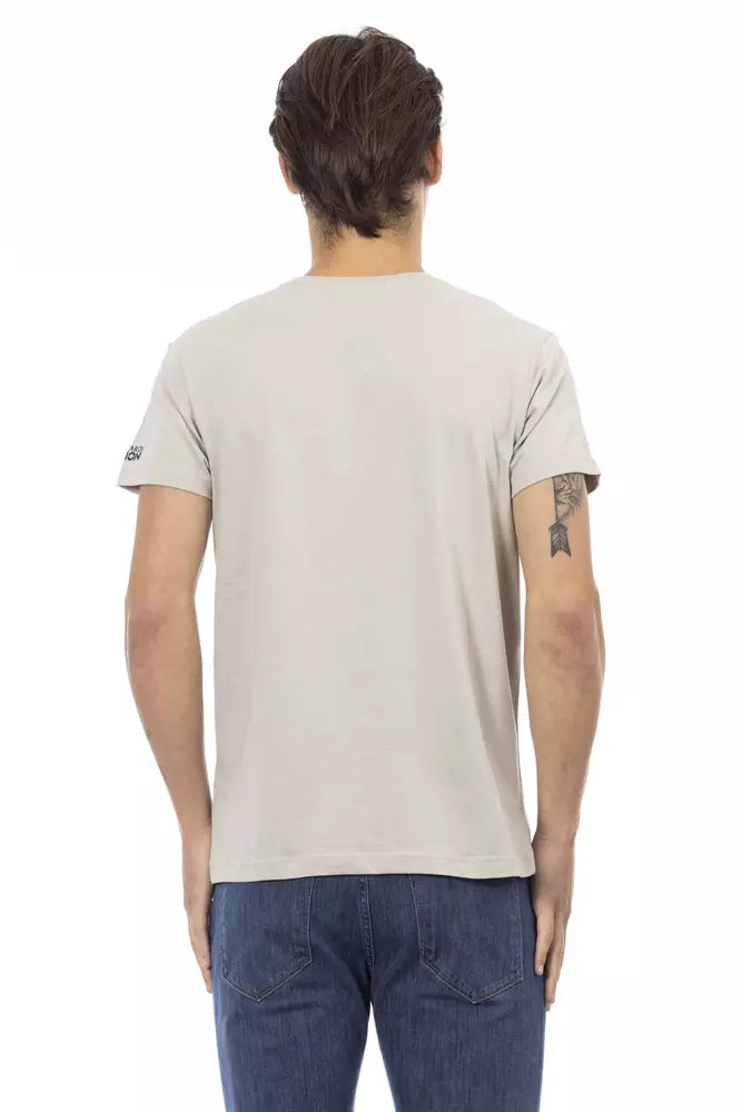 Beige Cotton T-Shirt