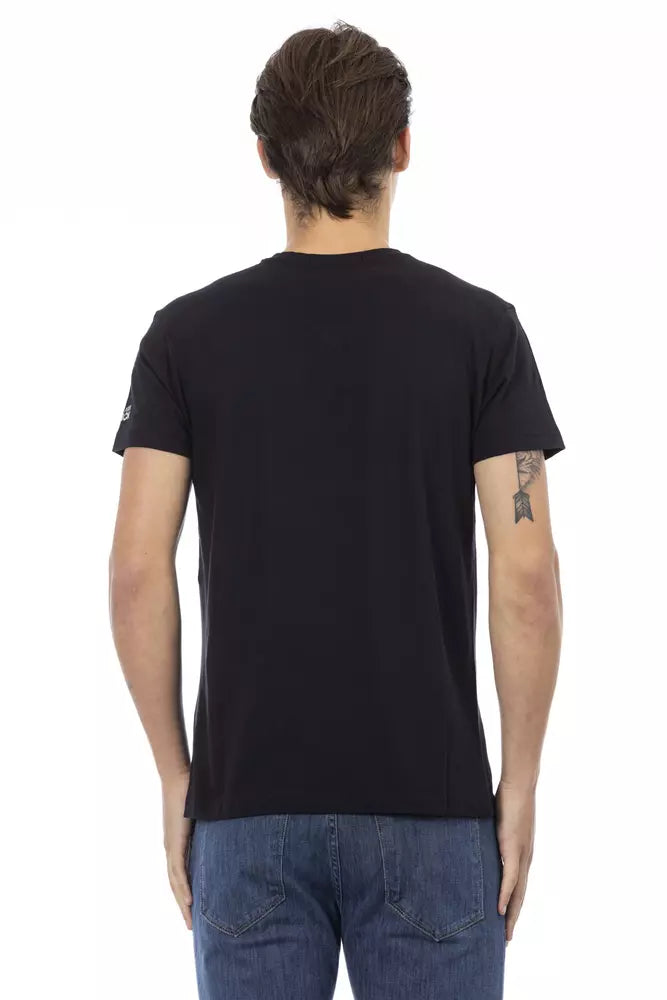 Black Cotton T-Shirt