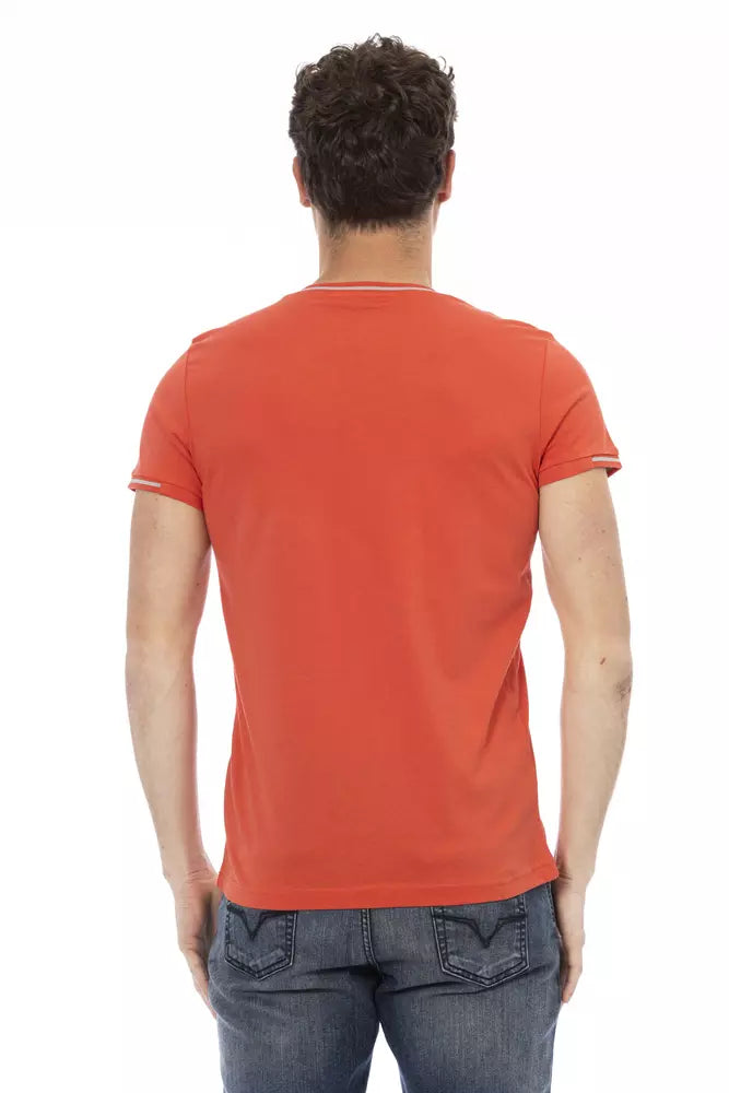 Orange Cotton T-Shirt