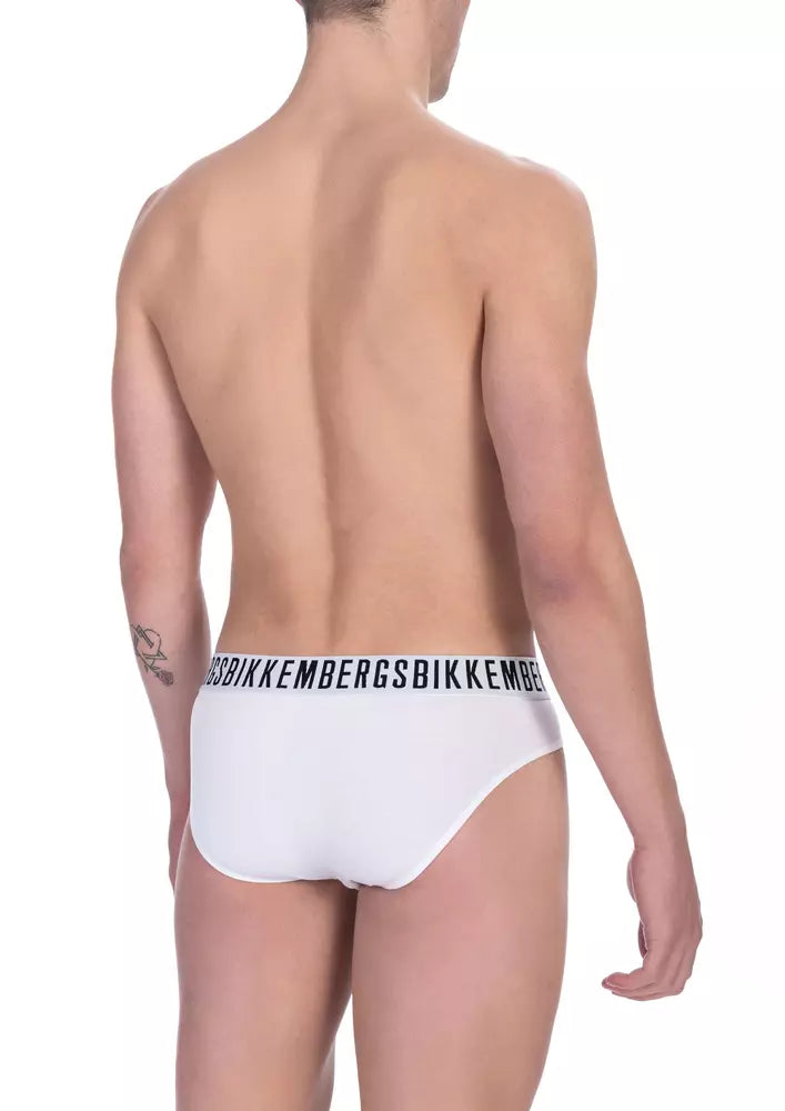 Bikkembergs White Cotton Underwear