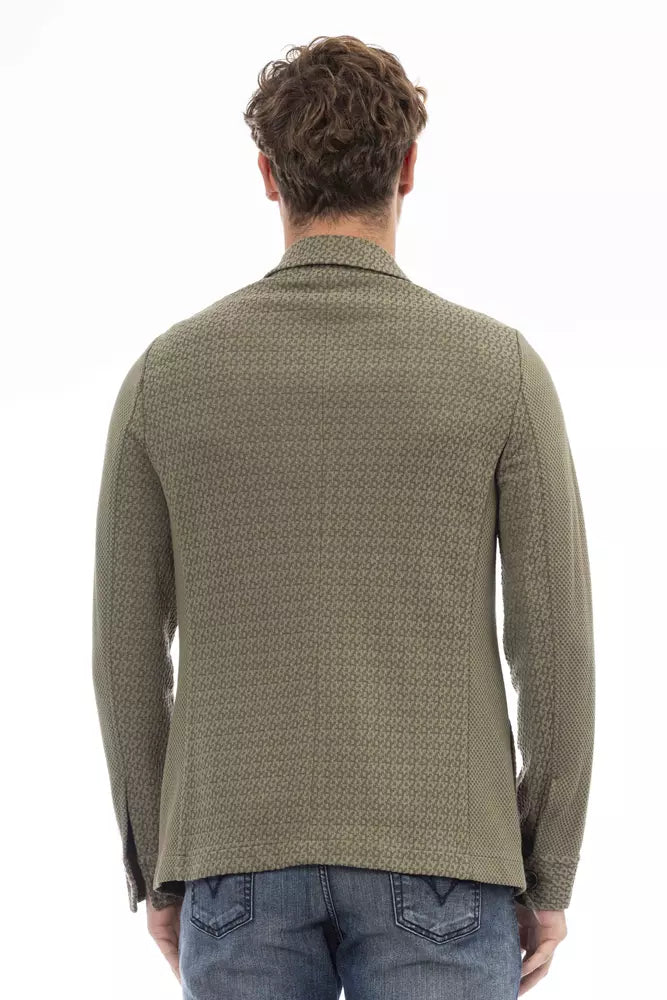 Distretto12 Green Cotton Blazer