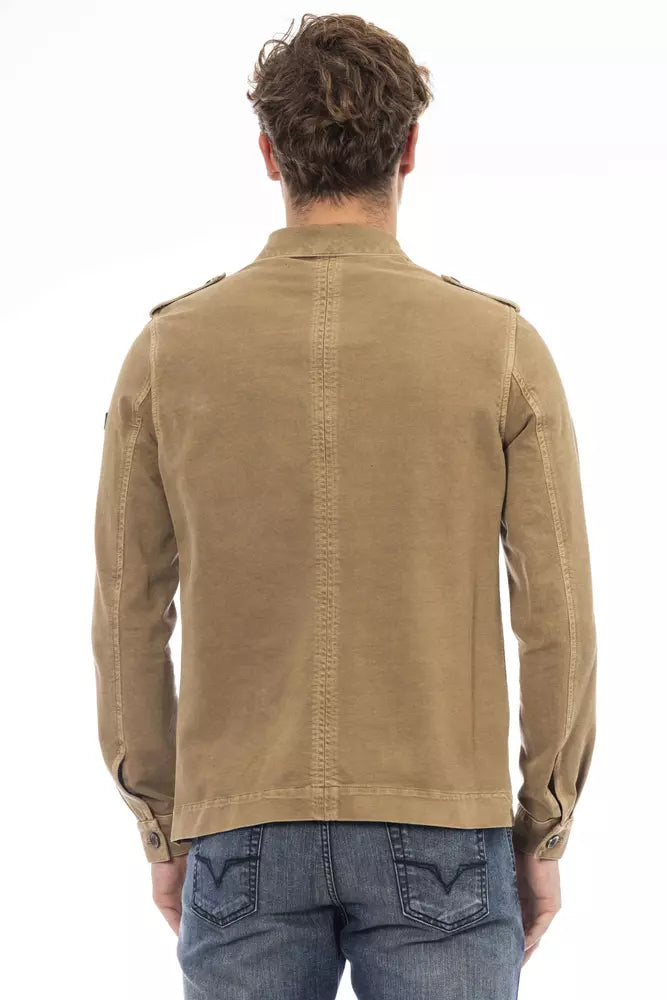 Distretto12 Brown Cotton Jacket