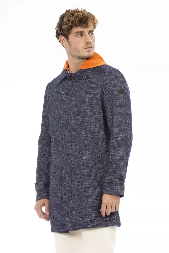 Distretto12 Blue Cotton Jacket