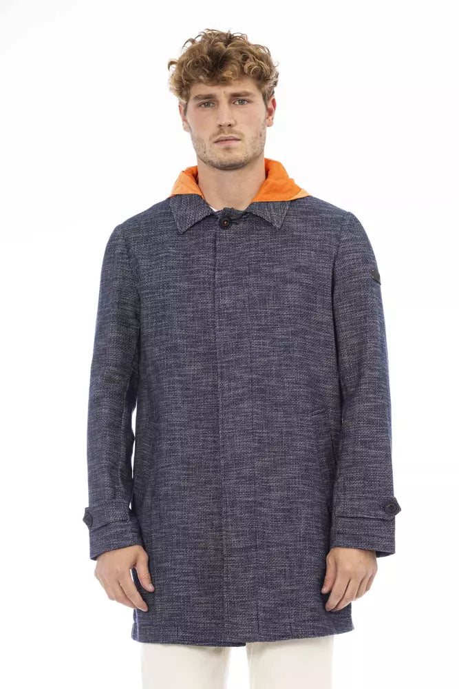 Distretto12 Blue Cotton Jacket