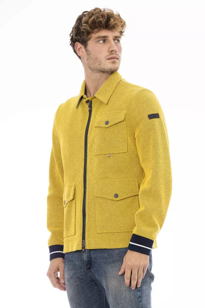 Distretto12 Yellow Cotton Jacket