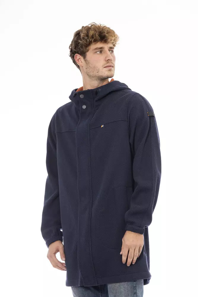 Distretto12 Blue Cotton Jacket
