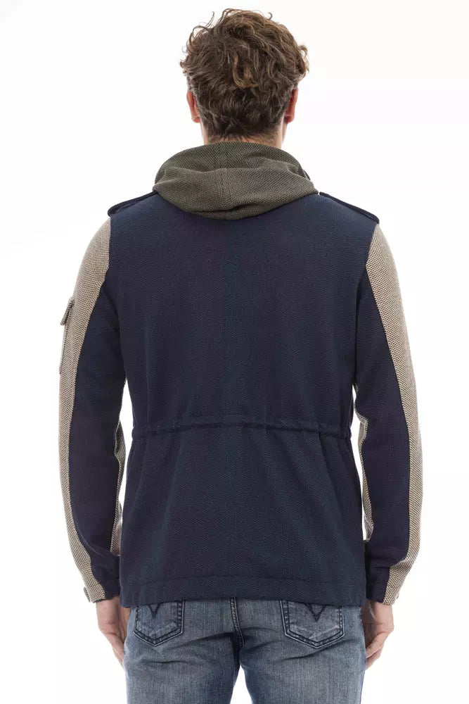Distretto12 Blue Cotton Jacket