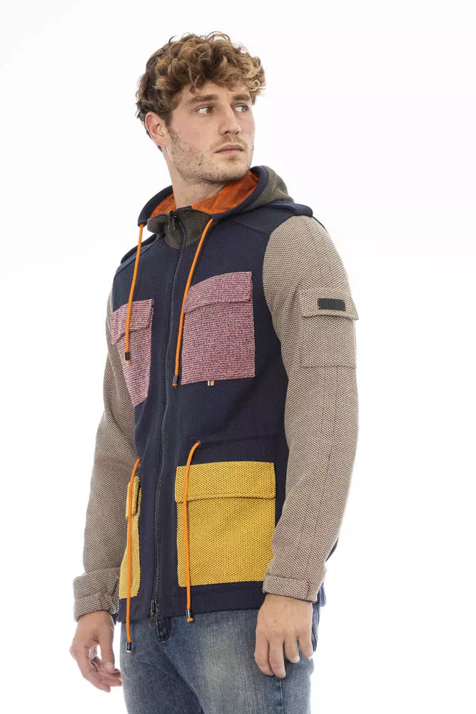 Distretto12 Blue Cotton Jacket