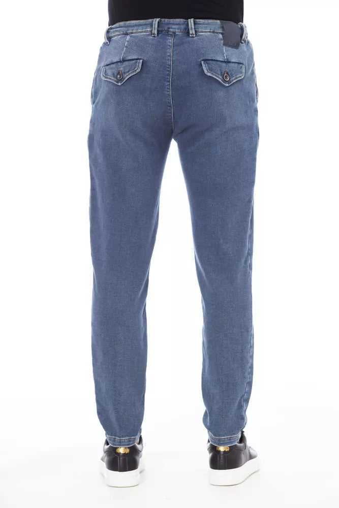 Distretto12 Blue Cotton Jeans & Pant