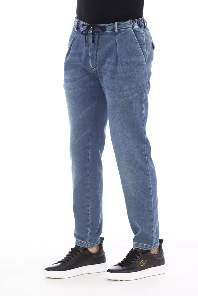 Distretto12 Blue Cotton Jeans & Pant