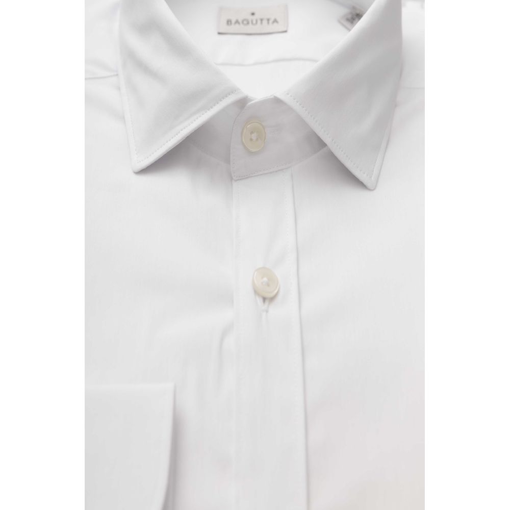 Bagutta White Cotton Shirt