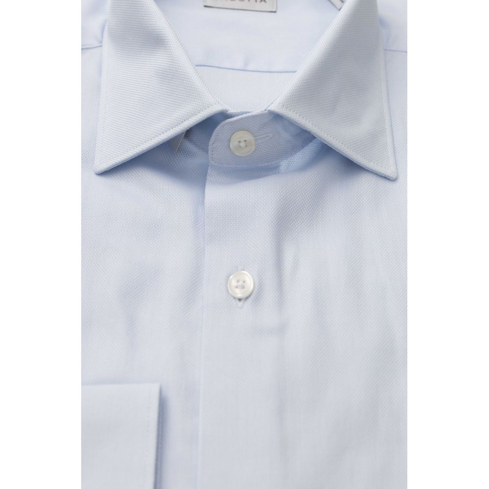 Bagutta Light Blue Cotton Shirt