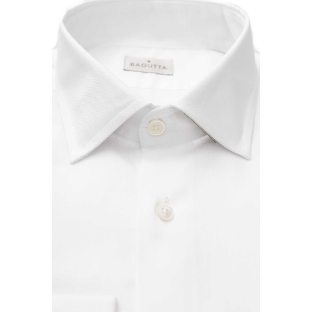 Bagutta White Cotton Shirt